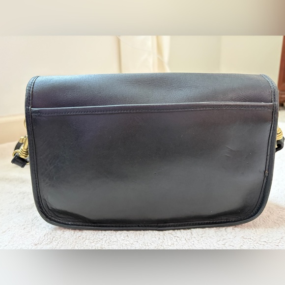Vintage Hunt Club Black Leather Crossbody Bag - Picture 4 of 16